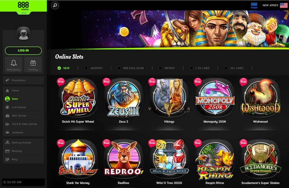 The most popular slot games to promote through 888 Affiliates