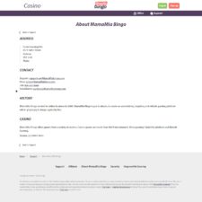 MamaMia Bingo Casino