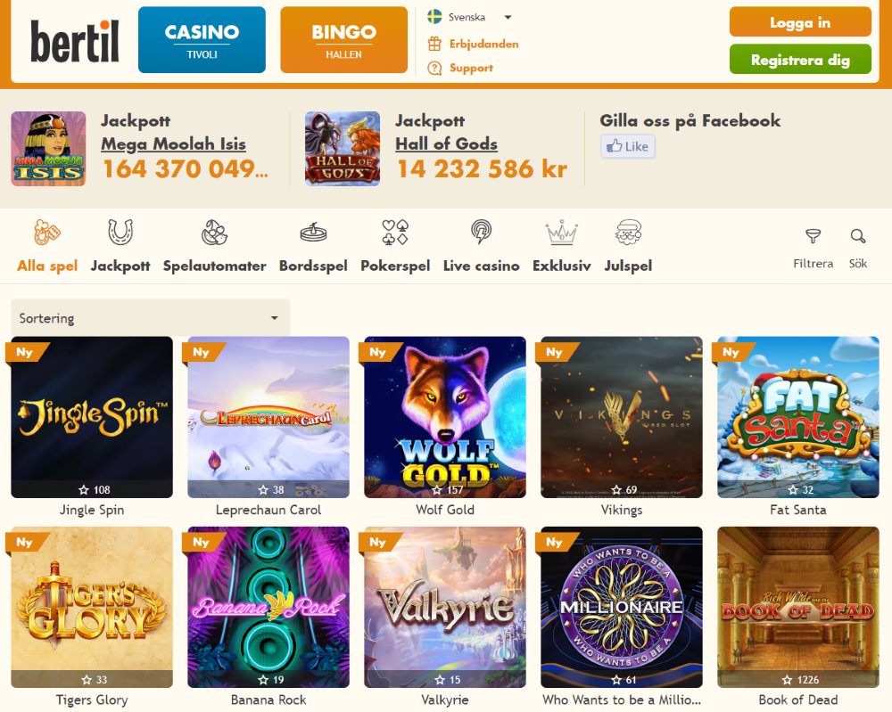 The Top 10 Most Popular Games at Bertil Casino Online The Top 10 Most Popular Games at Bertil Casino Online