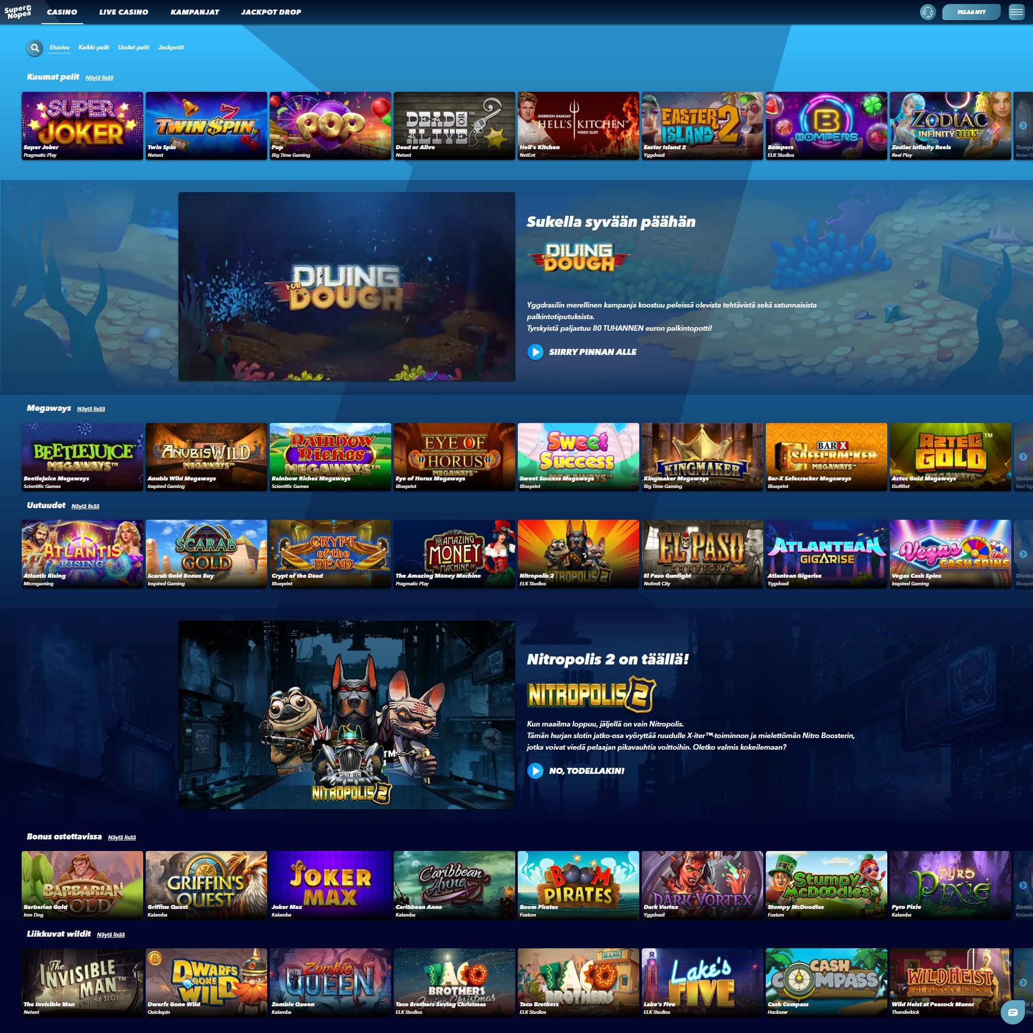 A Beginner’s Guide to Super Nopea Casino Online A Beginner’s Guide to Super Nopea Casino Online